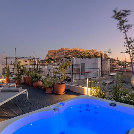 Meno Suite With Private Terrace - Jaccuzzi, Acropolis View Atina Dış mekan fotoğraf