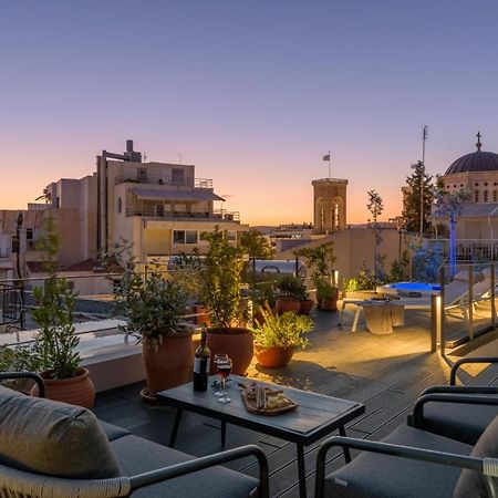 Meno Suite With Private Terrace - Jaccuzzi, Acropolis View Atina Dış mekan fotoğraf