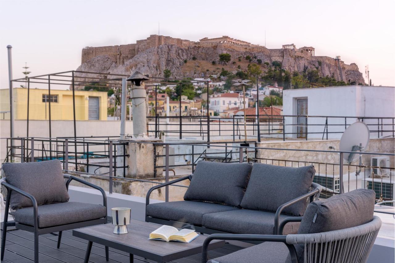 Meno Suite With Private Terrace - Jaccuzzi, Acropolis View Atina Dış mekan fotoğraf